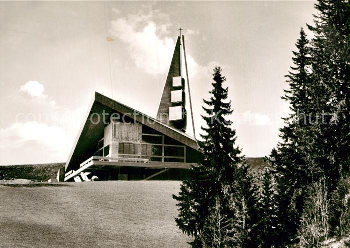Feldberg Schwarzwald Kirche der Verklaerung Christi Architekt Rainer Disse