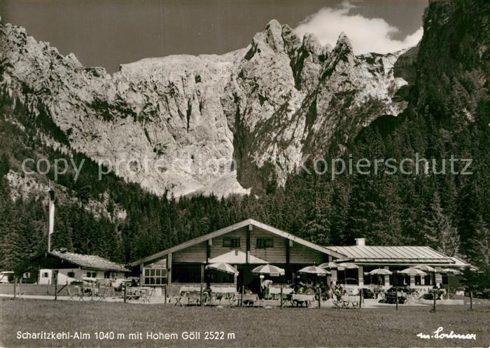 Scharitzkehlalm mit Hohem Goell Berchtesgadener Alpen