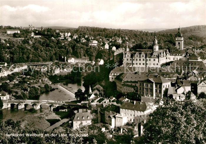 Weilburg Stadtpanorama Lahnbruecke Schloss
