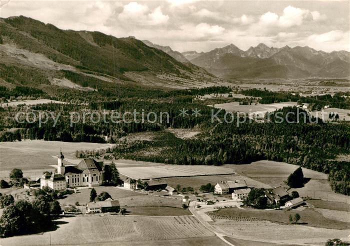 Steingaden Oberbayern Wieskirche Wallfahrtskirche Rokokokirche 18. Jhdt. Alpenpa