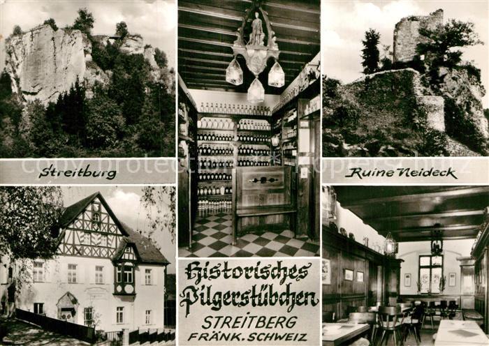 Streitberg Oberfranken Historische Pilgerstube Alte Kurhausbrennerei Ruine Neide