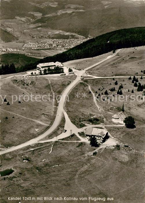 Kandel Breisgau Berghotel Restaurant Schwarzwald Blick nach Kollnau