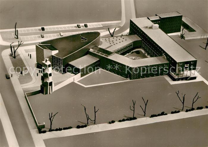 BERLIN  CITY Baustein fuer Kloster und Int. Studentenheim Illustration