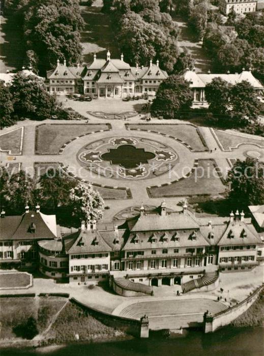 Pillnitz Schloss Fliegeraufnahme