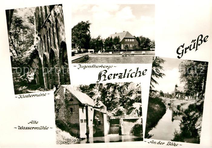 Hude Oldenburg Klosterruine Jugendherberge Alte Wassermuehle Baeke