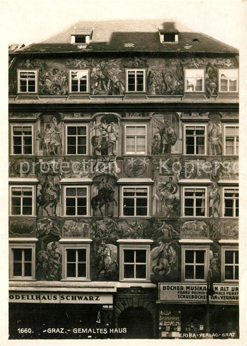 Graz Steiermark Gemaltes Haus