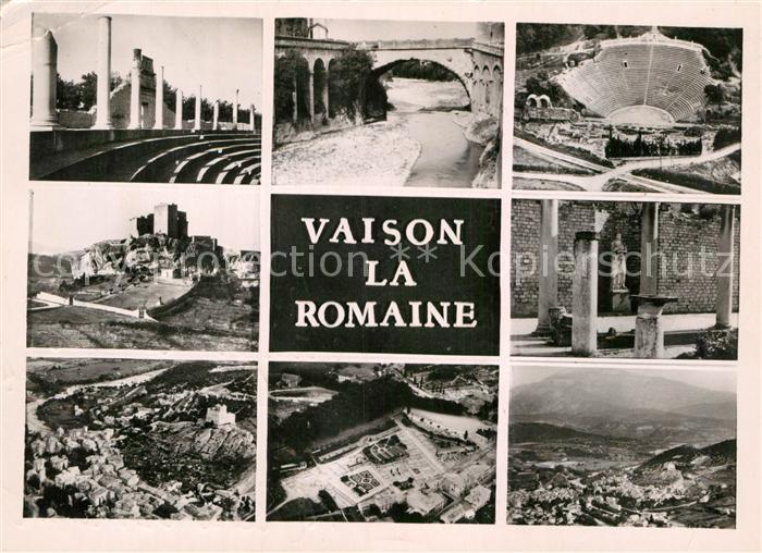 Vaison-la-Romaine Vaucluse Teilansichten Altstadt Ausgrabungsstaette Ruinen Aren
