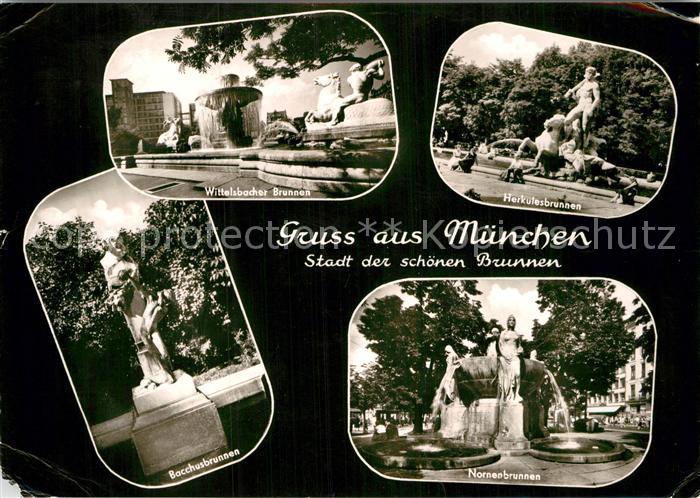 Muenchen Bayern Stadt der schoenen Brunnen