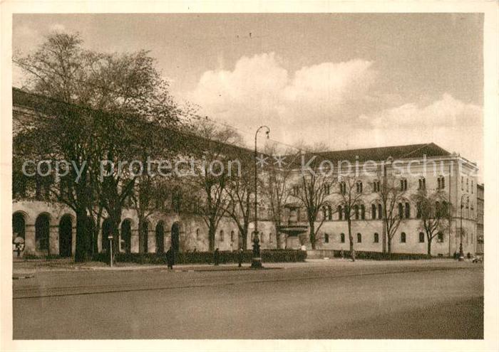 Muenchen Bayern Universitaet Kupfertiefdruck