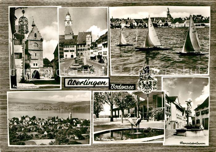 ueberlingen Bodensee Franziskanerhof Stadtpanorama Hofstatt Segeln Kurpark Hanse