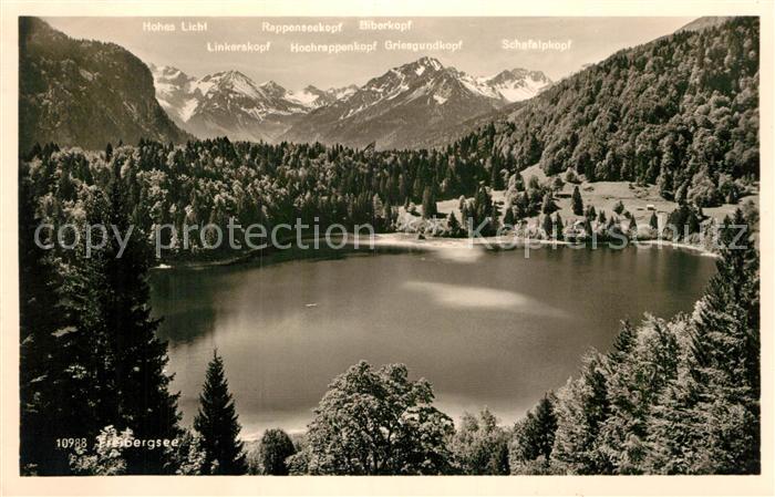 Freibergsee Landschaftspanorama Alpen