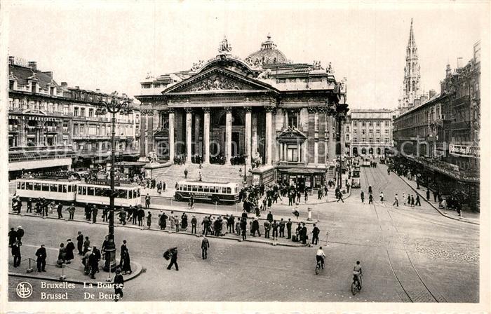 Bruxelles Bruessel La Bourse