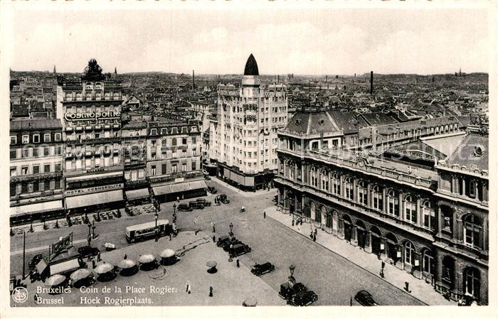 Bruxelles Bruessel Coin de la Place Rogier
