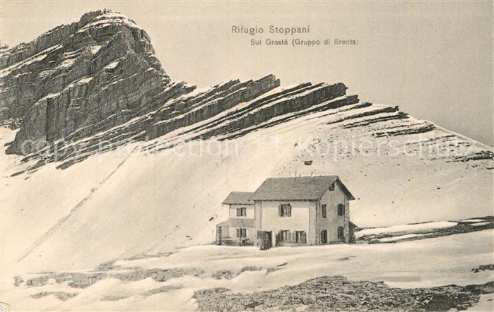 Lecco Rifugio Stoppani sul Groste Gruppo di Brenta