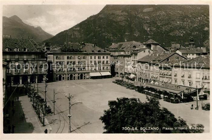 Bolzano Piazza Vittorio Emanuele