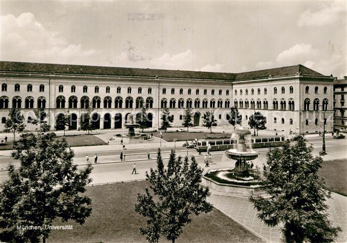 Muenchen Universitaet Brunnen