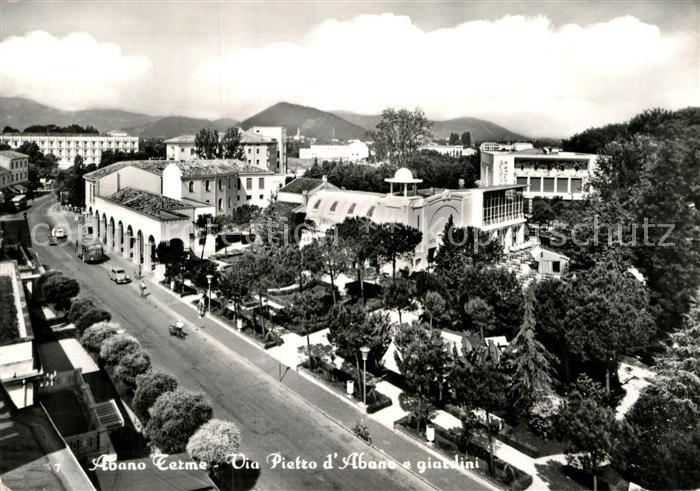 Abano Terme Via Pietro d Abane e giardini