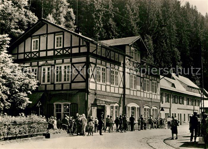 Lichtenhain Sebnitz Gaststaette Lichtenhainer Wasserfall im Kirnitzschtal