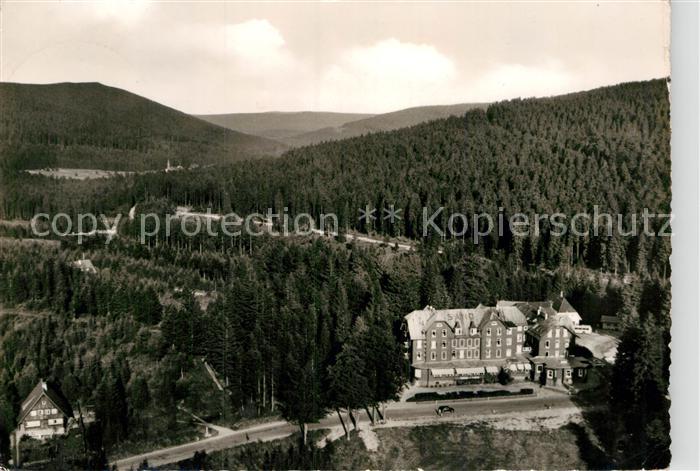 Sand Buehl Kurhaus Schwarzwaldhochstrasse Fliegeraufnahme