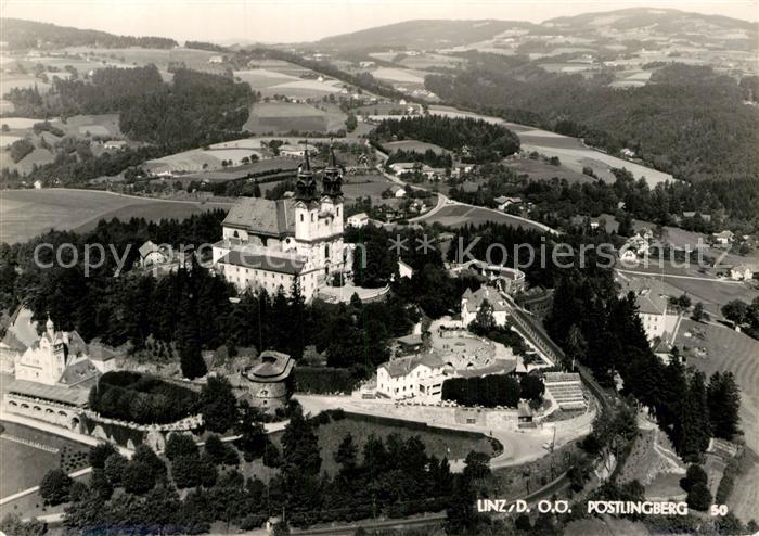 Linz Donau Poestlingberg Wallfahrtskirche Fliegeraufnahme