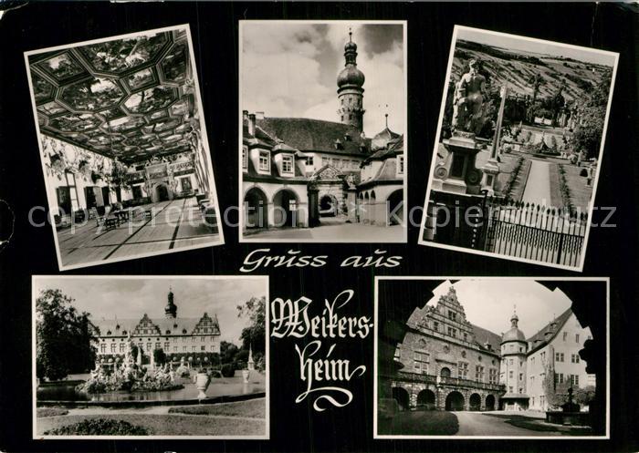 Weikersheim Rittersaal Schloss Orangerie Park Schlosshof