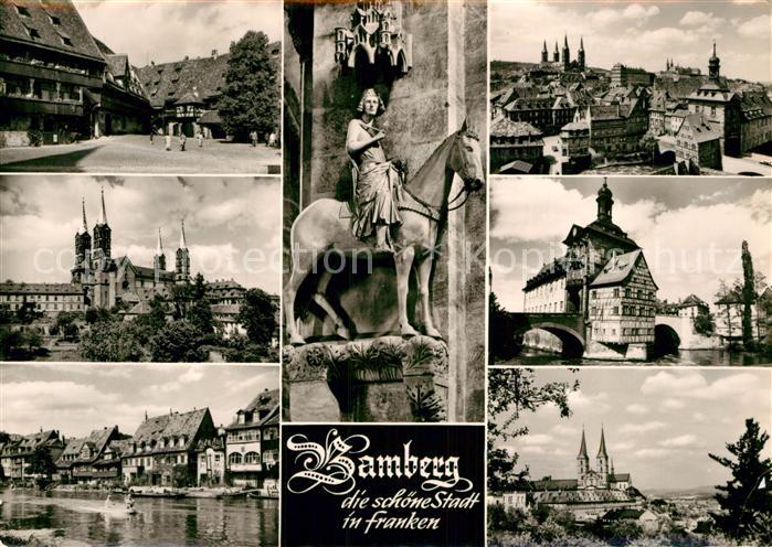 Bamberg Alte Hofhaltung Dom Klein Venedig Domreiter Altstadt Rathaus Michelsberg