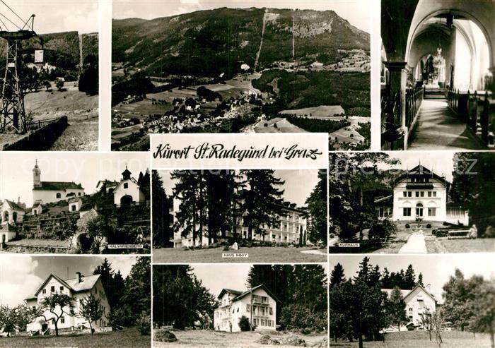 Sankt Radegund Graz Panorama Bergbahn Kalvarienberg Bergkirche Kurhaus