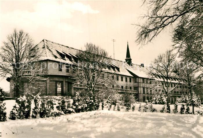 Warmbad Wolkenstein Sanatorium Klubhaus Winterlandschaft