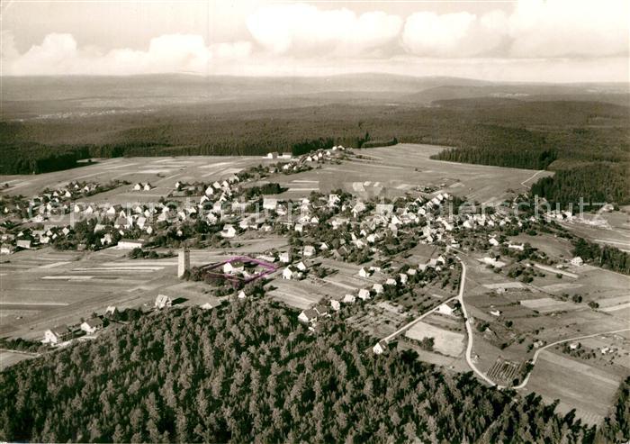 Dobel Schwarzwald Hoehenluftkurort Fliegeraufnahme