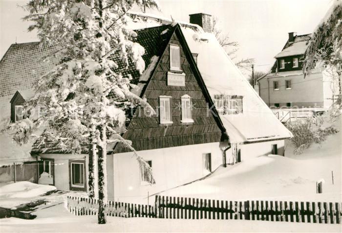 Georgenfeld FDGB Verpflegungsstelle Grenzbaude im Winter