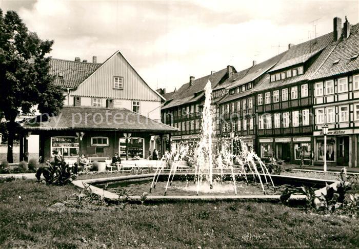 Wernigerode Harz Nikolaiplatz Brunnen