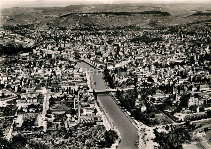 Heilbronn Neckar Fliegeraufnahme