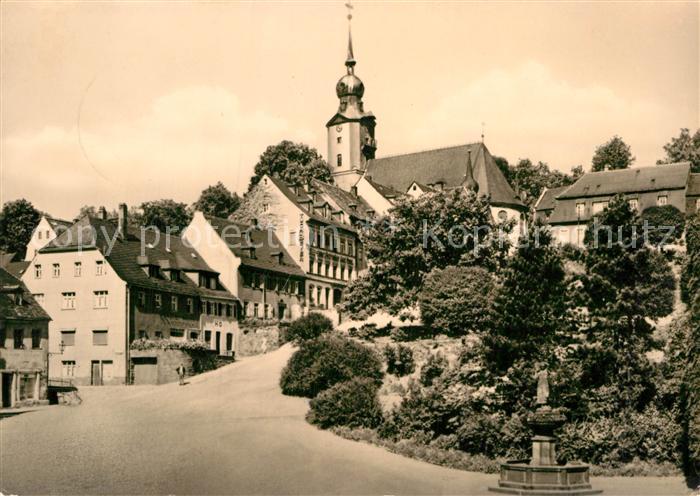 Hohenstein-Ernstthal Markt Brunnen Kirche