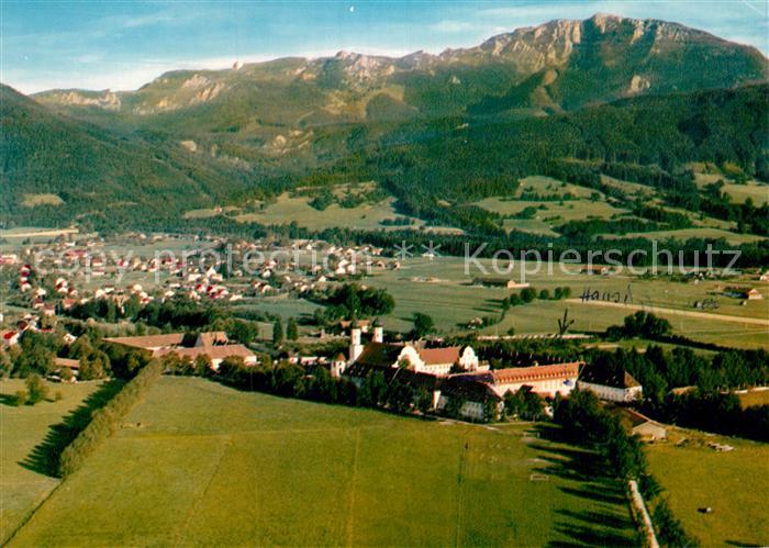 Benediktbeuern Salesianerkloster Benediktenwand Bayerische Voralpen Fliegeraufna