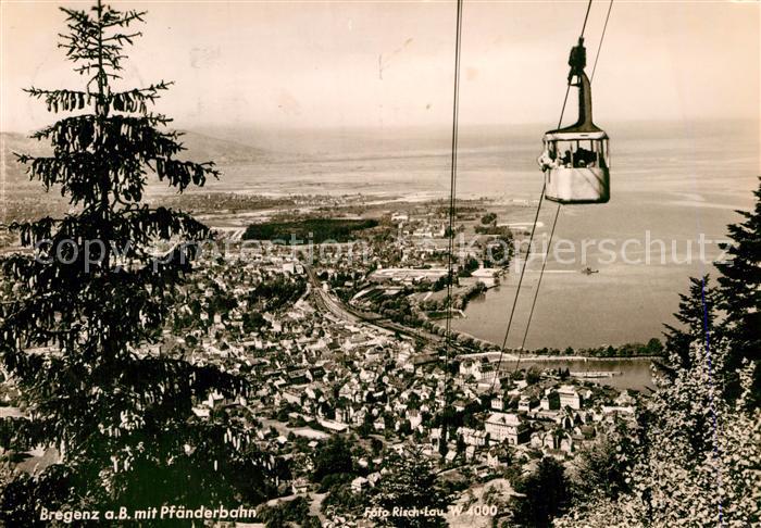 Seilbahn Pfaender Bregenz Bodensee Foto-Risch-Lau-Nr. W 4000