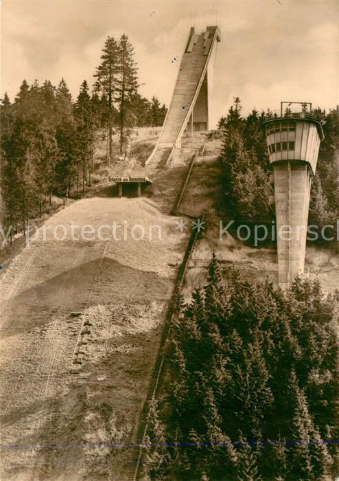 Ski-Flugschanze Rennsteig Oberhof Thueringen