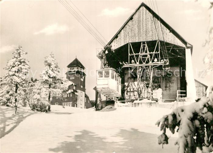 Seilbahn Oberwiesenthal Bergstation Fichtelbergh