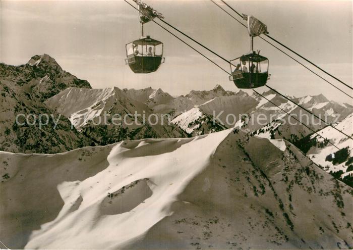 Seilbahn Riezlern-Kanzelwand Kleinwalsertal Widderstein Hochkuenzelspitze