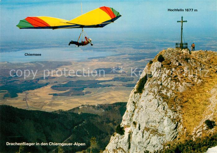 Drachenflug Drachenflieger Chiemgauer-Alpen Hochfel