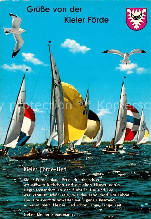 Segelboote Möwen Kieler Förde Lied