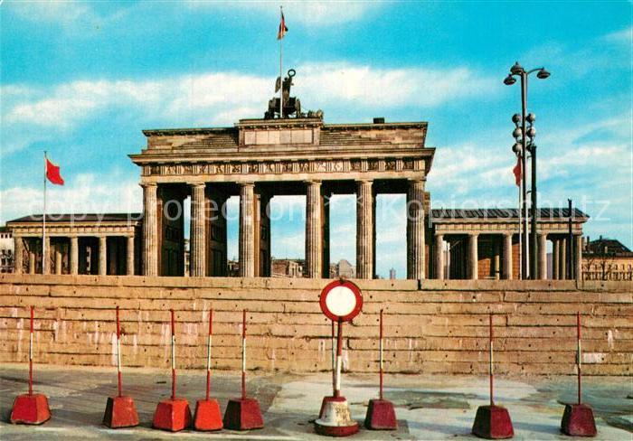 Brandenburgertor Berlin Mauer