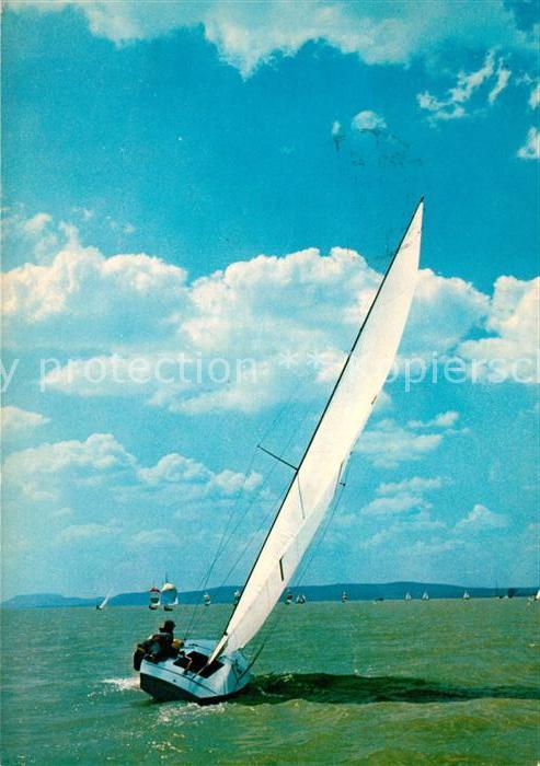 Segelboote Balatonrol Plattensee