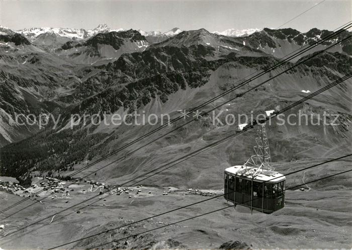 Seilbahn Arosa-Weisshorn Inner-Arosa Piz Kesch Berninagruppe