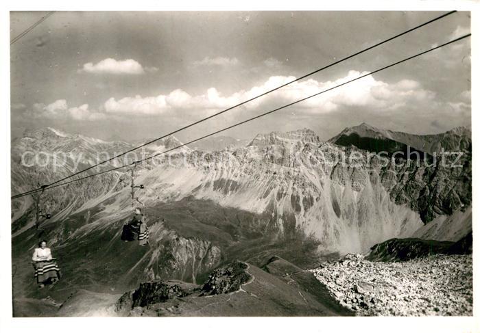 Sessellift Arosa Berg und Talfahrt Hörnlilift
