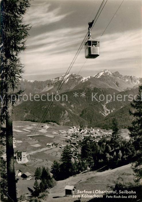Seilbahn Koelnerhaus Serfaus Oberinntal Foto-Risch-Lau-Nr. 6920