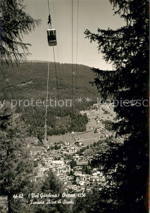 Seilbahn Funivia Alpe di Siusi Val Gardena Ortisei
