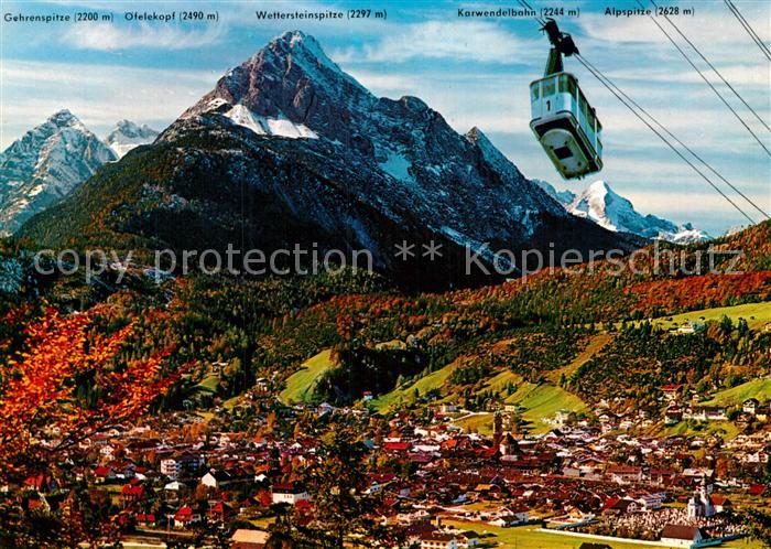 Seilbahn Karwendel Mittenwald Wettersteingebirge