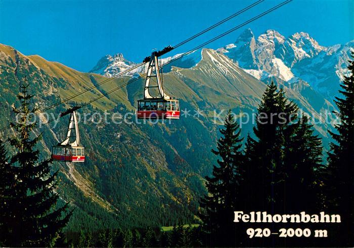 Seilbahn Fellhorn Oberstdorf Kratzer Maedelegabelgruppe