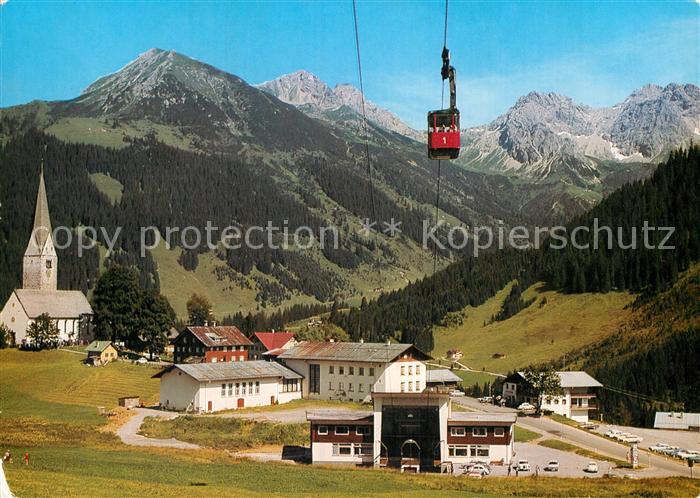Seilbahn Walmendingerhorn Mittelberg Kleines Walsertal