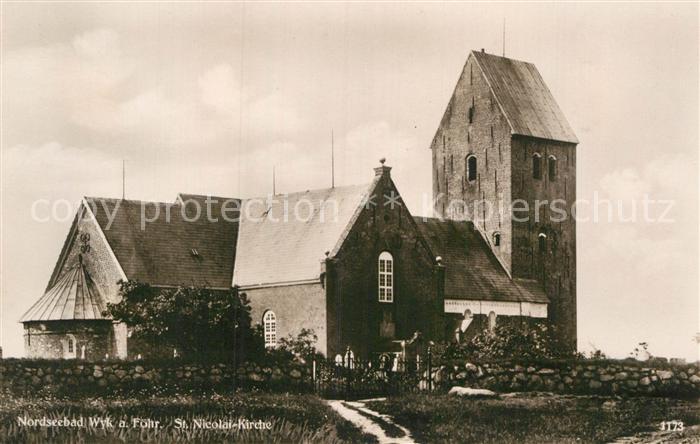 Wyk Foehr St Nicolai Kirche